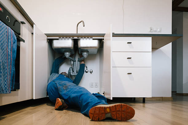 Professional Emergency Plumber technician working in Edwards, CA